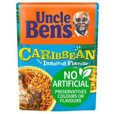 Uncle Bens Caribbean Microwave Rice