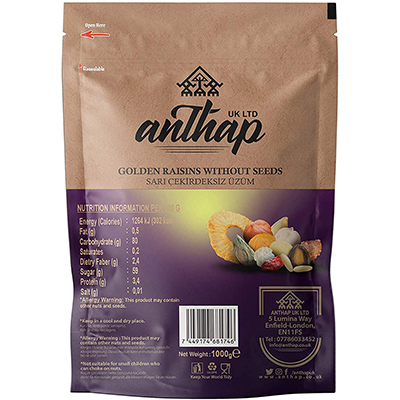 Anthap Golden Raisins Without Seeds