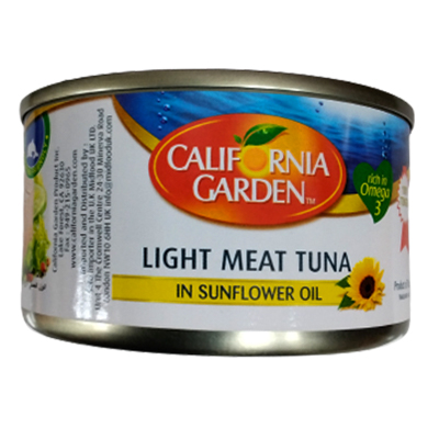 California garden light meat tuna in sunflower oil