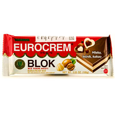 Takovo Eurocrem Hazelnut Bar