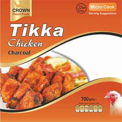 Crown Foods Tikka Chicken Charcoal