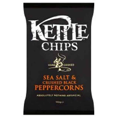 Kettle Chips Sea Salt & Cracked Black Pepper