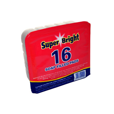 Superbright Soap Filled Pads