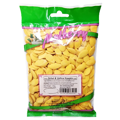 Mulberry Jumbo Salted & Saffron Pumpkin Seeds