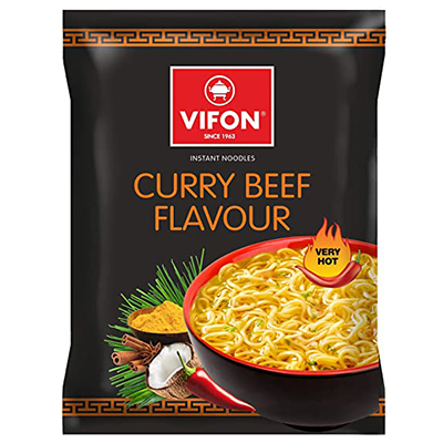 Vifon Hot Curry Beef Flavour Instant Noodle