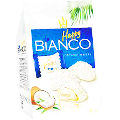 Happy Bianco coconut wafers