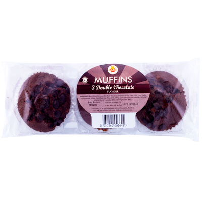 Cake Zone Muffins Double Chocolate 3x