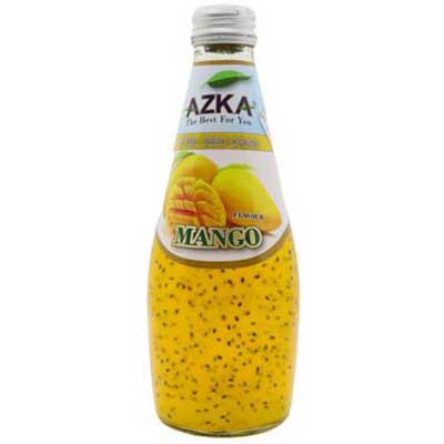 Azka Mango Basil Seed Drink