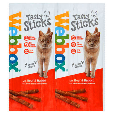 Webbox Cat Tasty Sticks With Beef & Liver