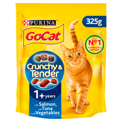 Go-cat Crunchy And Tender Salmon, Tuna & Veg Dry Adult Cat