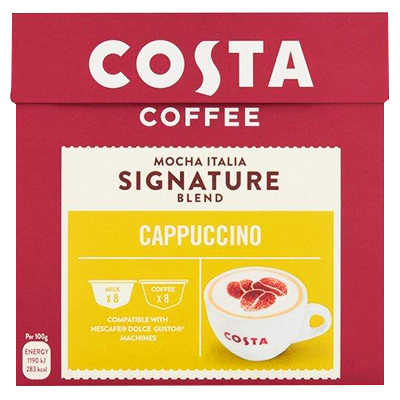 Costa Nescafe Cappuccino Coffee Pods 16pk