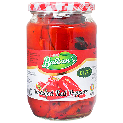 Balkans Roasted Red Peppers