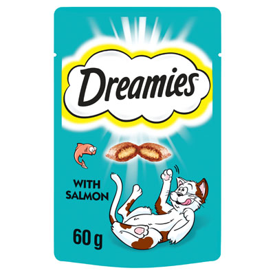 Dreamies Cat Treat Biscuits with Salmon