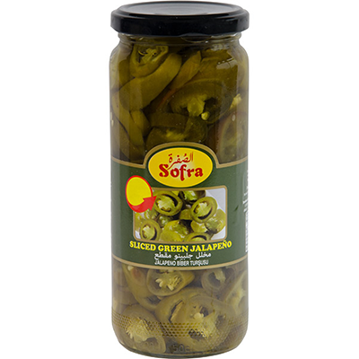 Sofra Sliced Green Jalapeno