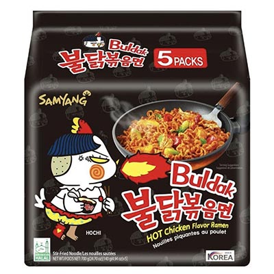 Samyang Hot Chicken Flavour Stir-fried Noodle 5 Pack