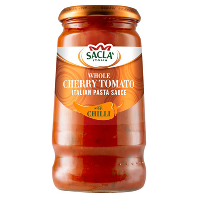 Sacla Whole Cherry Tomato Italian Pasta Sauce With Chilli