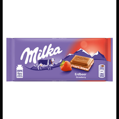 Milka Strawberry Yogurt Chocolate Bar