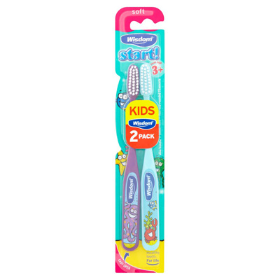 Wisdom Soft Toothbrush From Age 3+ 2 Pack