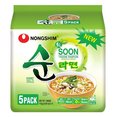 Nongshim Veggie Ramyun Noodle Soup