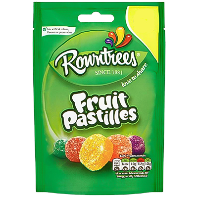 Rowntrees Fruit Pastilles Sweets Sharing Bag