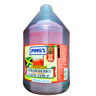 Pings strawberry cane syrup