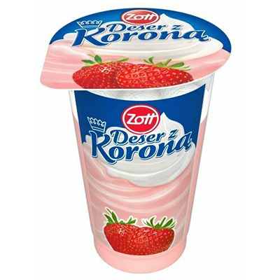 Zott Deserz Korona (strawberry)