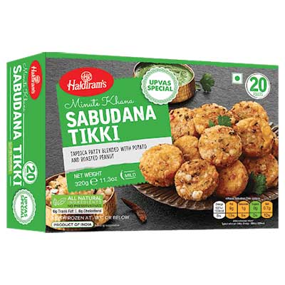 Haldirams Sabudana Tikki - 20 Pieces