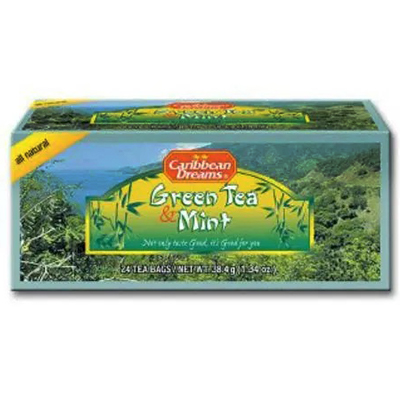 Caribbean Dreams Green Tea With Mint