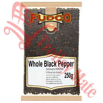 Fudco whole black pepper