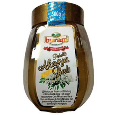 Buram Acacia With Blossom Honey & Honey Comb