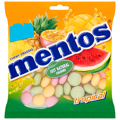 Mentos Tropical Chewy Dragees