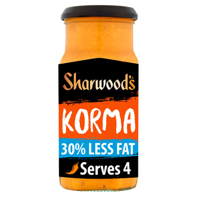 Sharwoods Korma Reduced Fat Curry Sauce