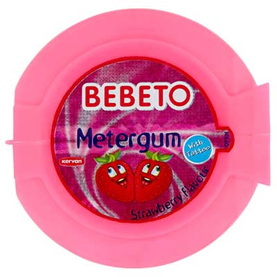 Bebeto Metergum Strawberry Flavour