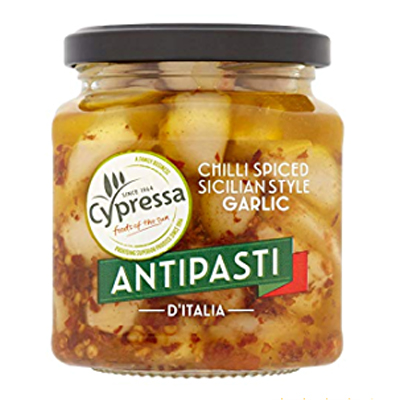 Cypressa Antipasti Chilli Spiced Sicilian Style Garlic