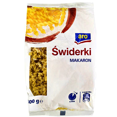 Aro swiderki makaron spiral pasta