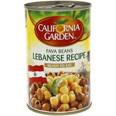 California Garden Fava Beans With Tahini