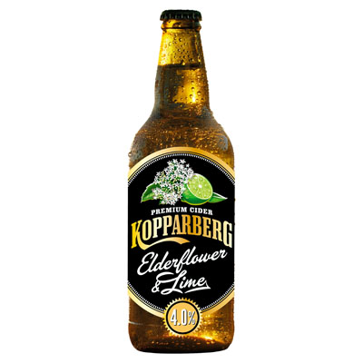 Kopparberg Premium Cider With Elderflower and Lime