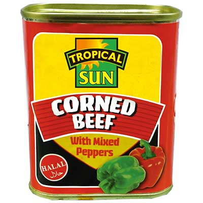 Tropical Sun Corned Beef With Mixed Peppers