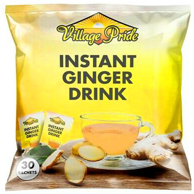 Village pride instant ginger drink 30pcs