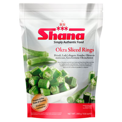 Shana Simply Authentic Food Okra Sliced Rings