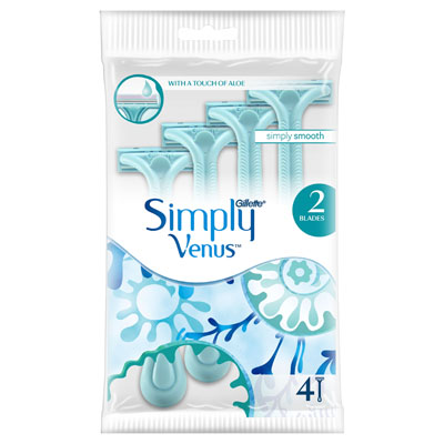 Gillette Simply Venus 2 Blade Disposable Razors 4