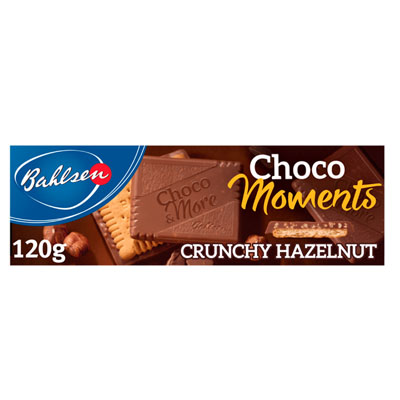 Bahlsen Choco Moments Crunchy Hazelnut Biscuits