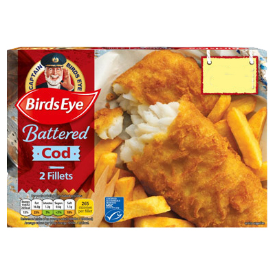 Birds Eye 2 Battered Cod Fillets