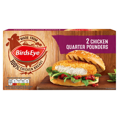 Birds Eye 2 Chicken Quarter Pounders