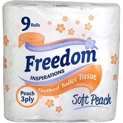 Freedom Soft Peach Toilet Roll