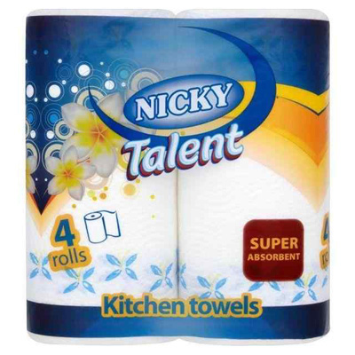 Nicky Talent Super Absorbent Kitchen Towels 4pk