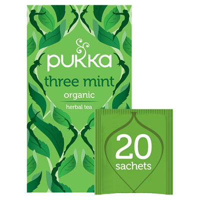 Pukka Three Mint Herbal 20 Tea Bags