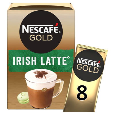 Nescafe Gold Irish Latte Coffee Sachets 8