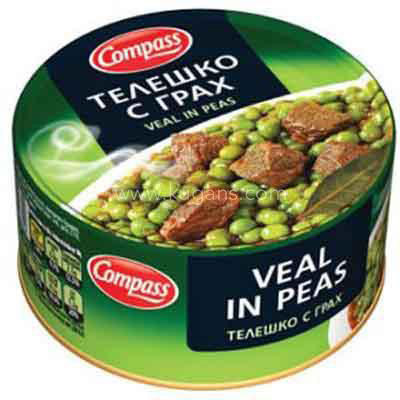 Compass Veal In Peas