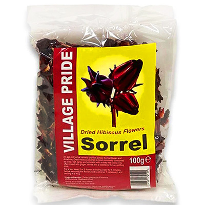 Village pride dried hibiscus flowers sorrel